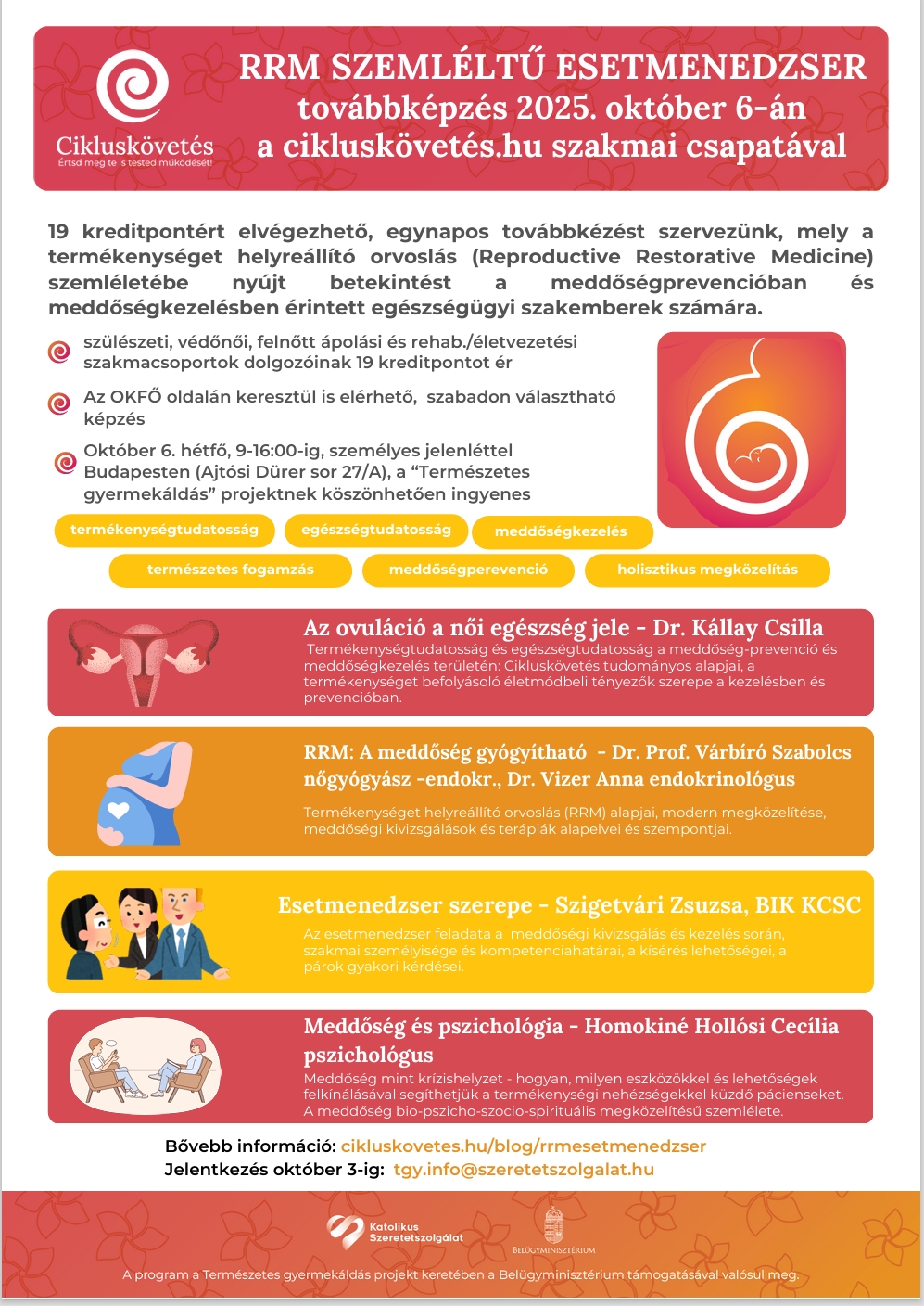 RRM szemléletű esetmenedzser továbbképzés - 2025. október 6-án