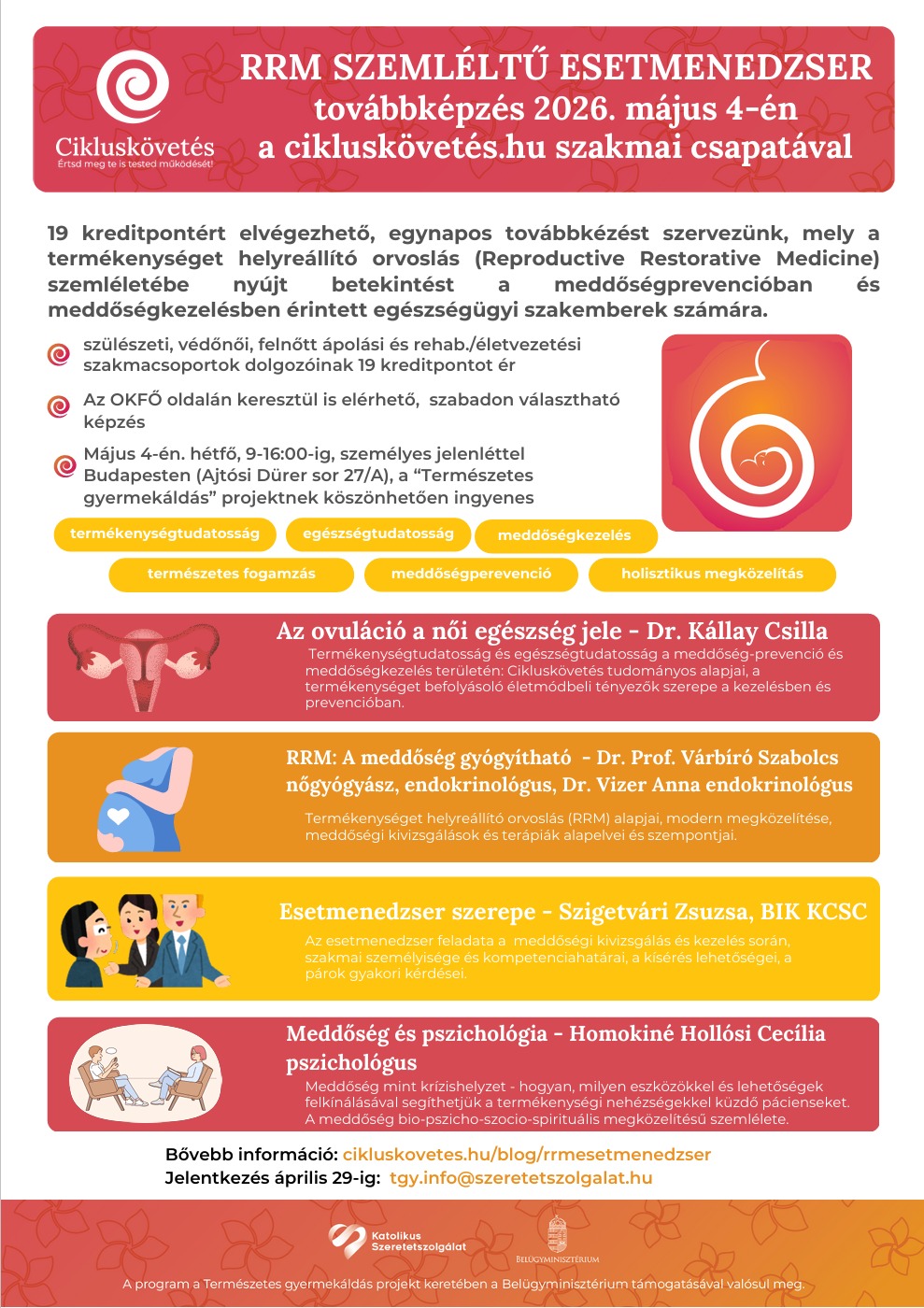 RRM szemléletű esetmenedzser-képzés - 2026. május 4-én