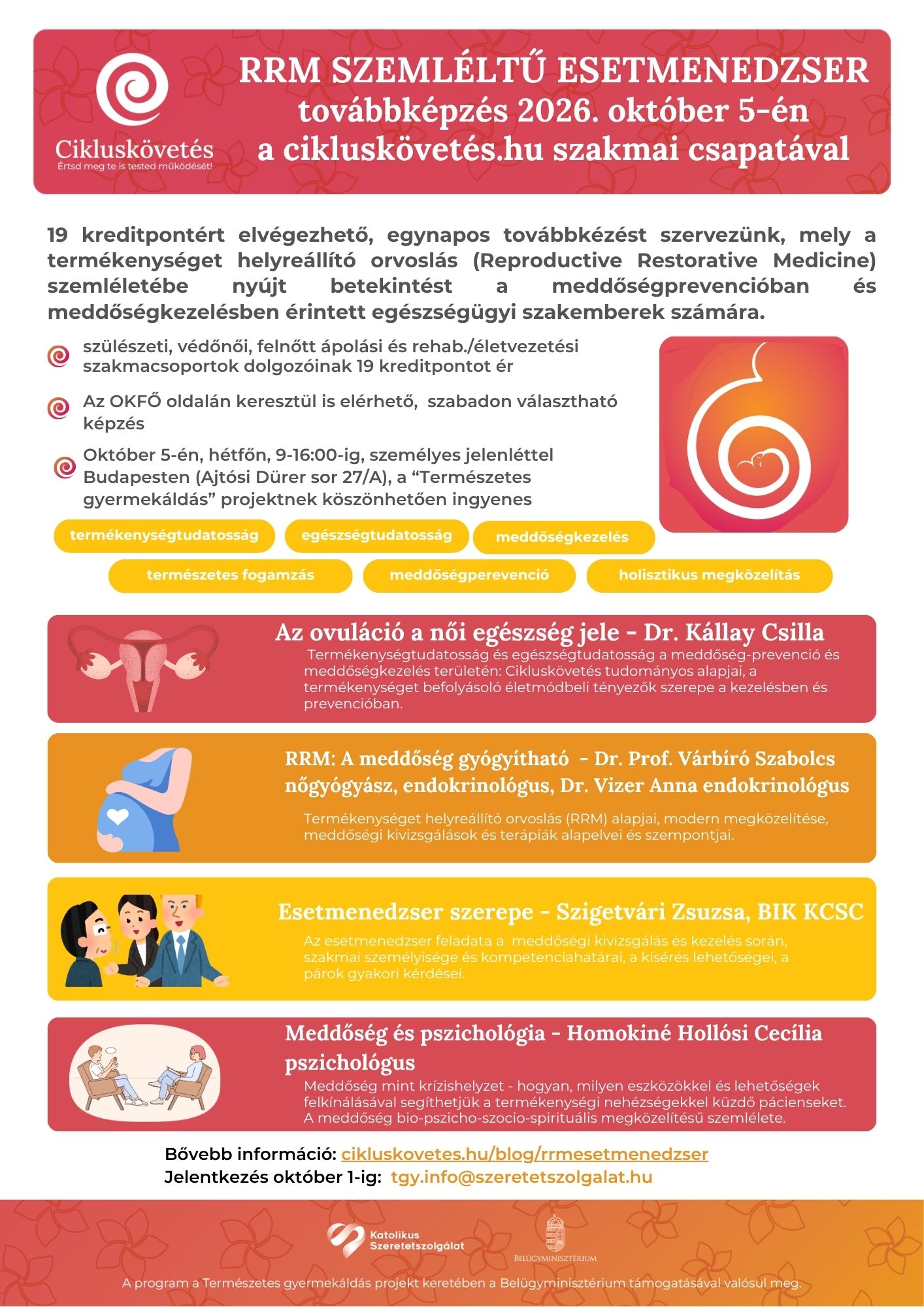 RRM szemléletű esetmenedzser képzés 2026. 10. 05-én